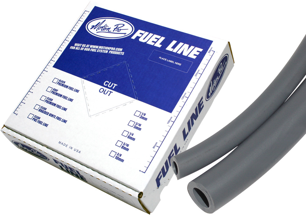 MOTION PRO TYGON GREY FUEL LINE 1/4"X25'