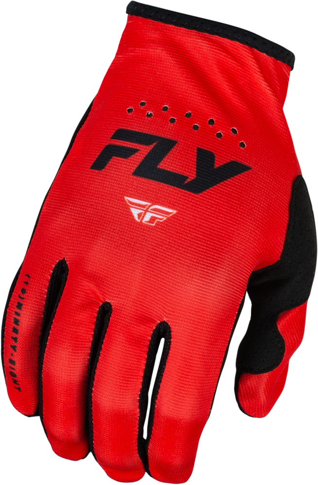 Fly Racing Lite Gloves — Red/Black