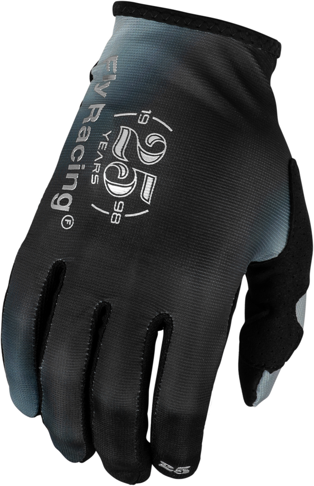 Fly Racing Lite SE Legacy Gloves — Light Grey/Black