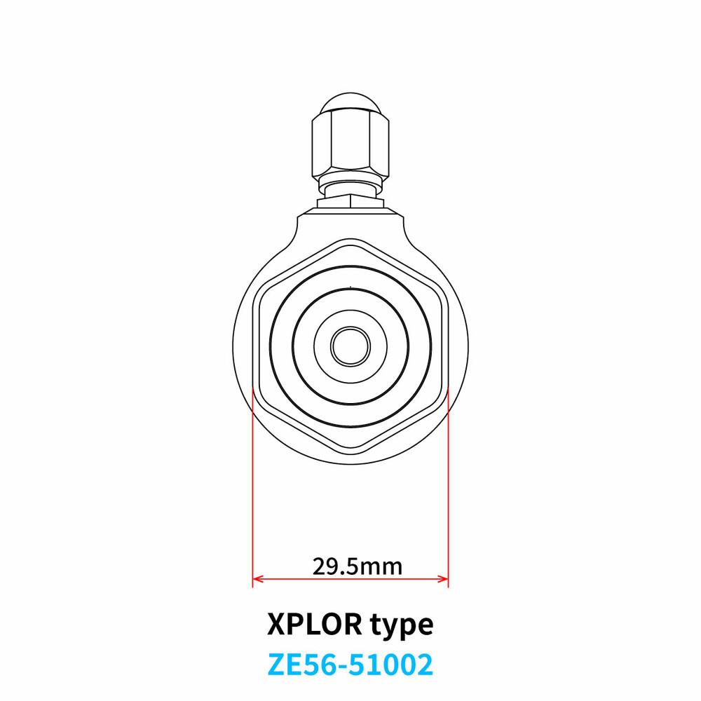 ZETA WP SHOCK GAS VALVE XPLOR SHOCK