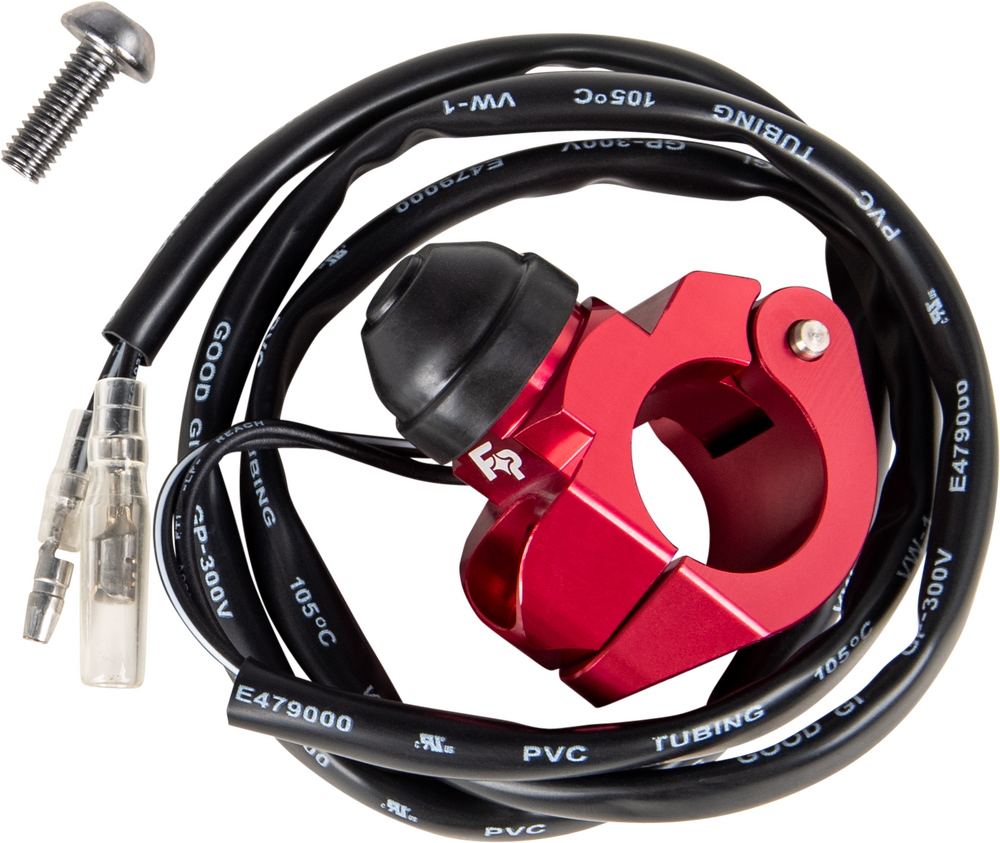 Fire Power Kill Switch Single Bolt Clamp Red