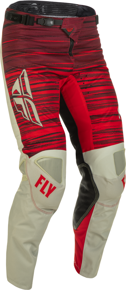 KINETIC WAVE PANTS LIGHT GREY/RED SZ 32
