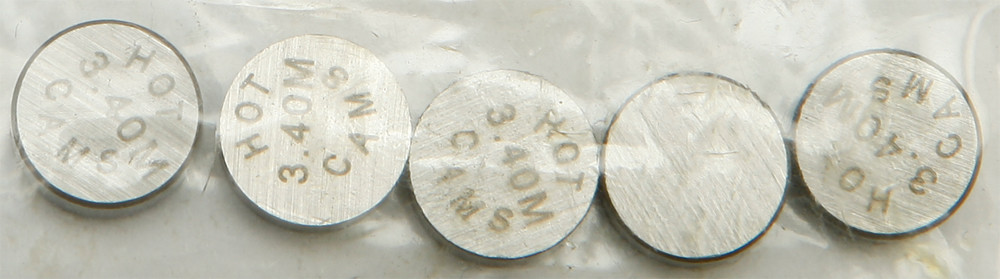 Replacement Valve Shims