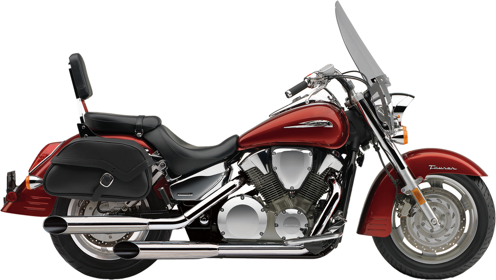 COBRA BLVD SLASHCUT SLIP ON CHROME HON VTX1300R/S/T 03-09