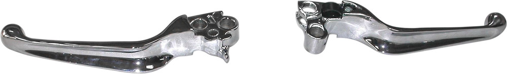 HARDDRIVE SMOOTH LEVER SET CHROME BIG TWIN 96-16 XL 96-03