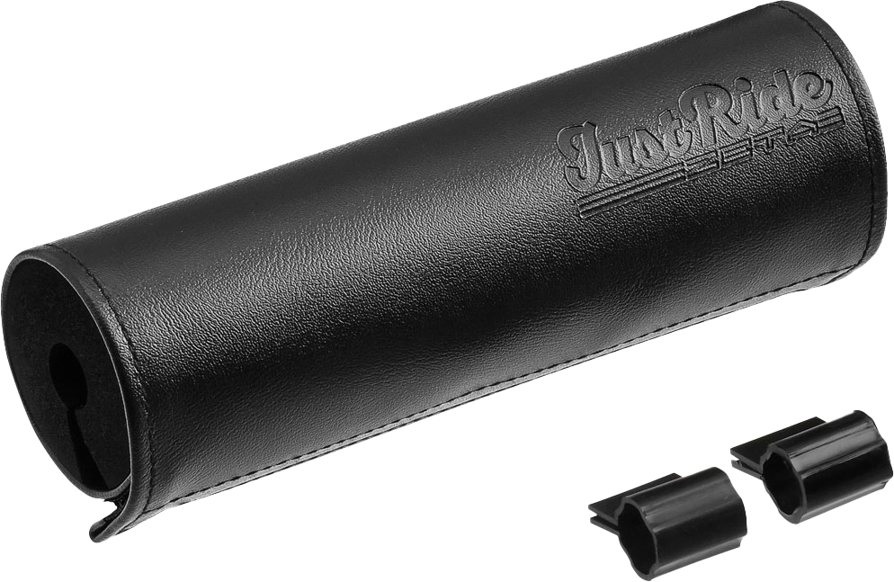 ZETA HANDLEBAR BAR PAD LEATHER 165MM BLACK