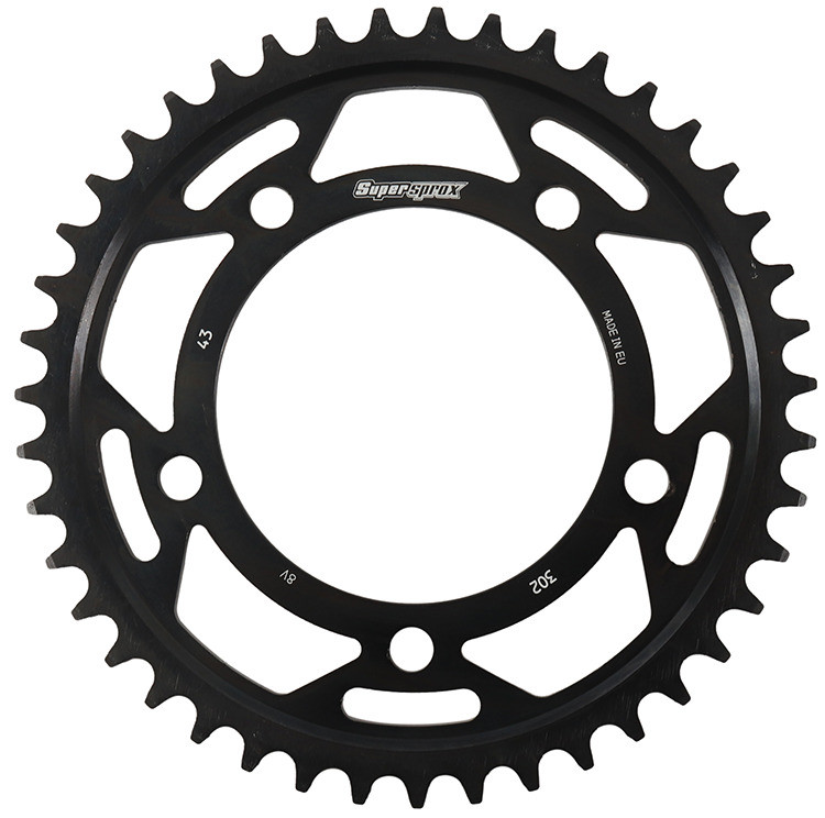 REAR EDGE SPROCKET STEEL 43T-530 BLK HON