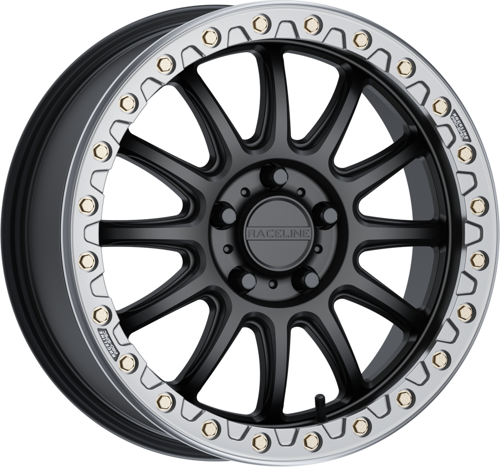 Raceline Alpha Bdlk 17x7 4/156 (+25mm) Blk/Gunmetal
