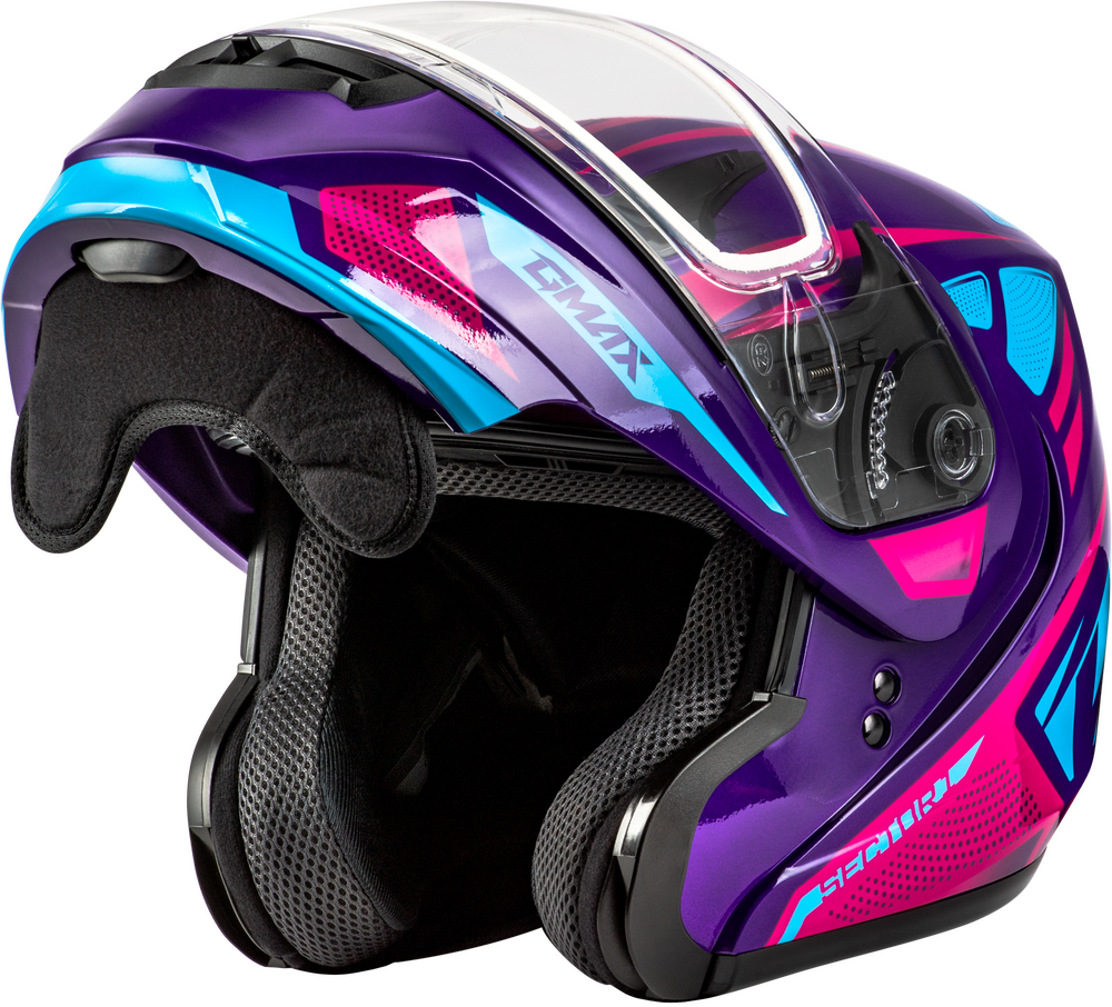 GMAX MD-04S SECTOR SNOW HELMET VIOLET/PINK XS