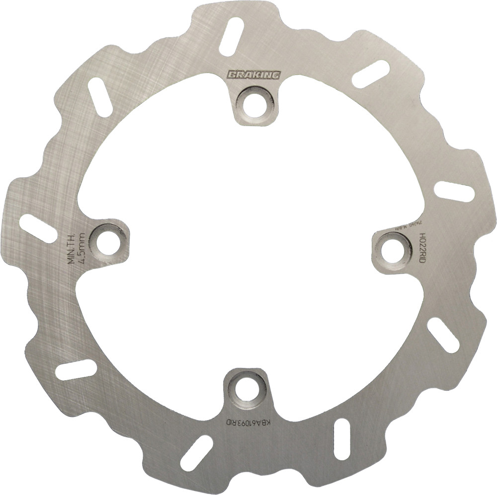 BRAKING ROTOR REAR
