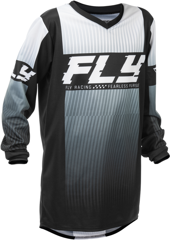 Fly Racing 2026 F-16 Youth Jersey — Black/White