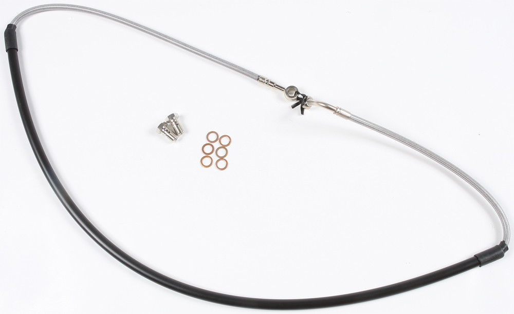 GALFER STEEL BRAKE LINE FRONT KAW