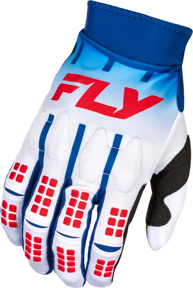 Fly Racing Evolution DST Gloves — Red/White/Blue