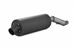 Mbrp Single Slip-On System W/ 4.25" Sport Muffler Blk
