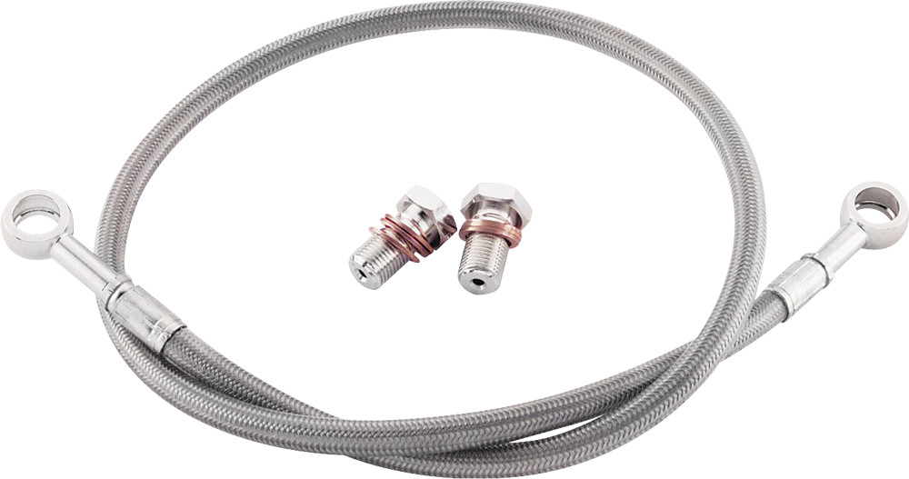 GALFER BRAKE LINE FRONT SILVER HONDA
