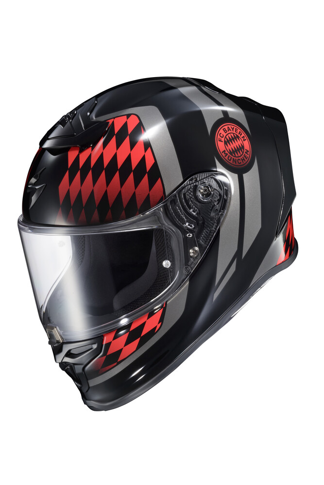 SCORPION EXO EXO-R1 AIR FULL FACE HELMET FC BAYERN MUNCHEN MD