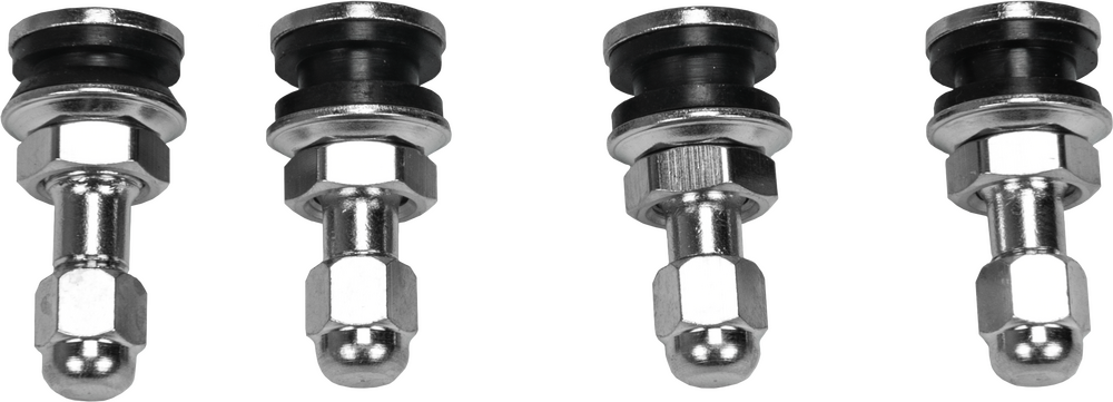 FIRE POWER VALVE STEMS CHROME 4/PK