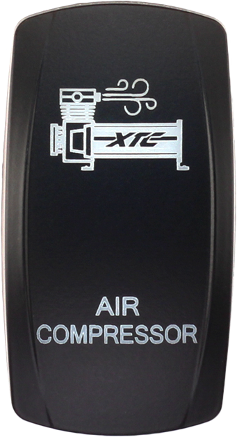 XTC Power Products Dash Switch Rocker Face - Air Compressor