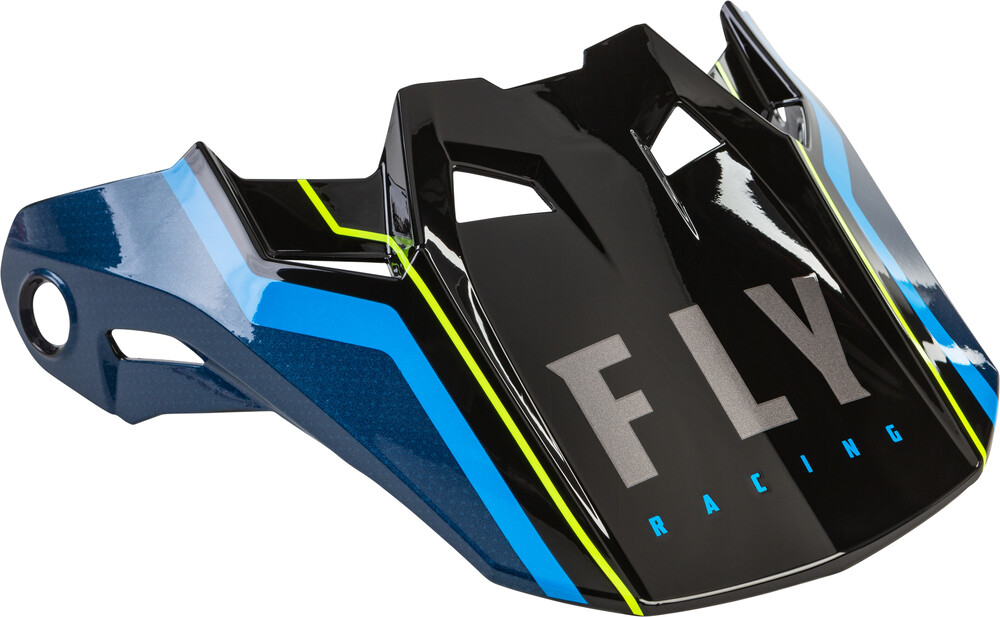 FORMULA CARBON AXON HELMET VISOR BLACK/BLUE  YL-SM