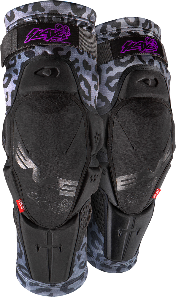 Evs Slayco96 Knee Guard — Ghost Leopard