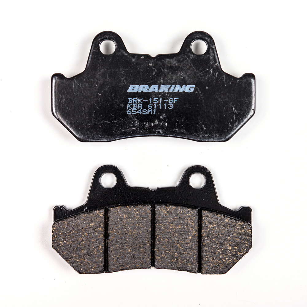 BRAKING BRAKE PAD SET SEMI-METALLIC