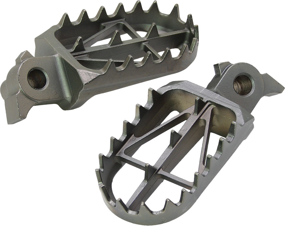 DRC WIDE FOOTPEGS BLACK CHROME