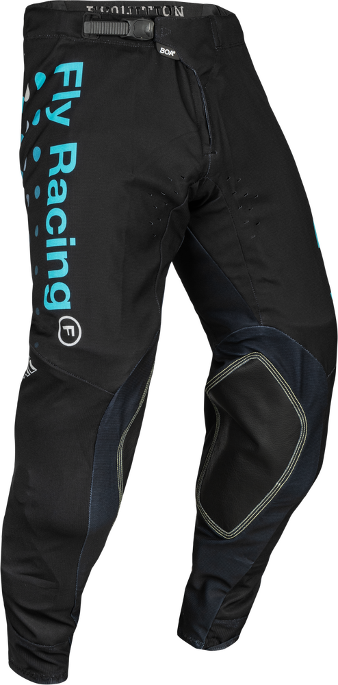 Fly Racing Evolution DST SE Strobe Pants — Black/Electric Blue