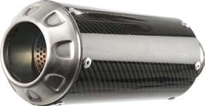 HOTBODIES MGP EXHAUST SLIP-ON CARBON FIBER STAINLESS END CAP