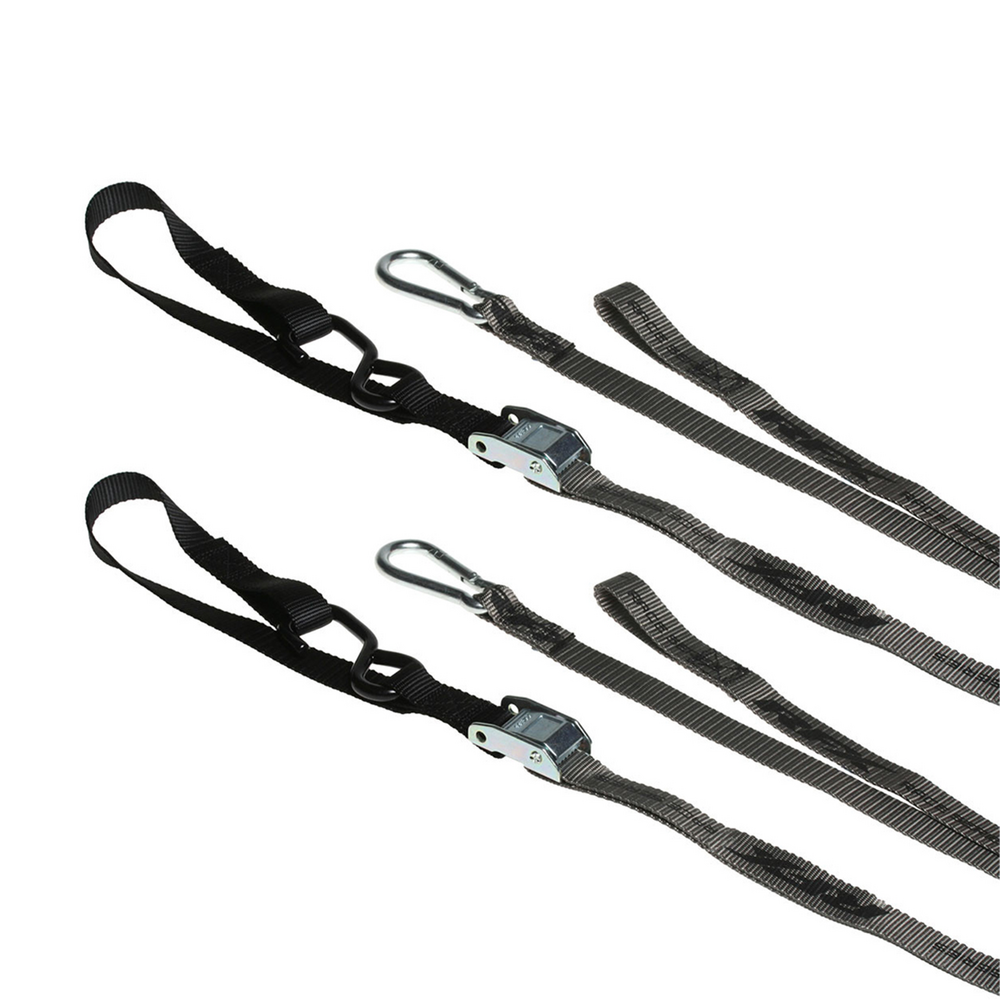 Rfx 1.0 Tie Downs Soft Loop & Carabiner Black
