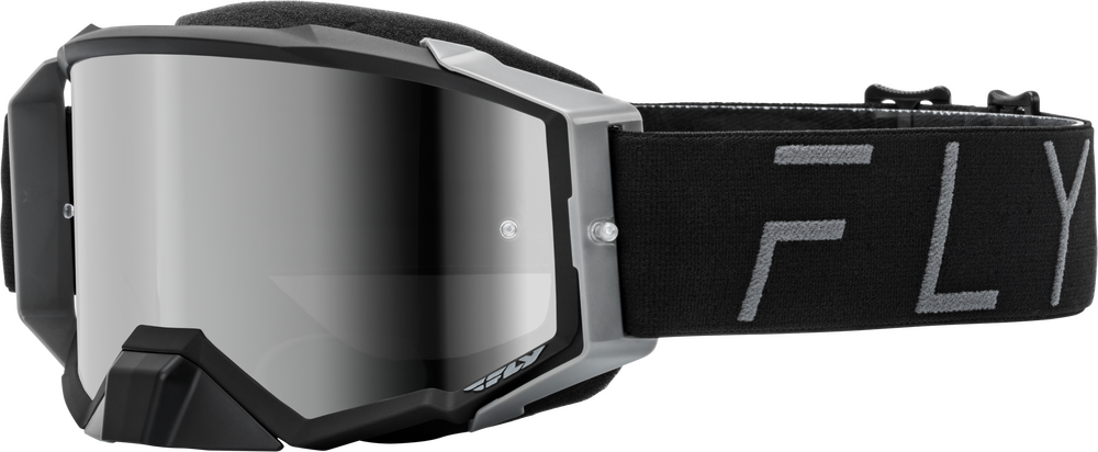 ZONE PRO GOGGLE BLACK/GREY W/ BLACK MIRROR/SMOKE LENS