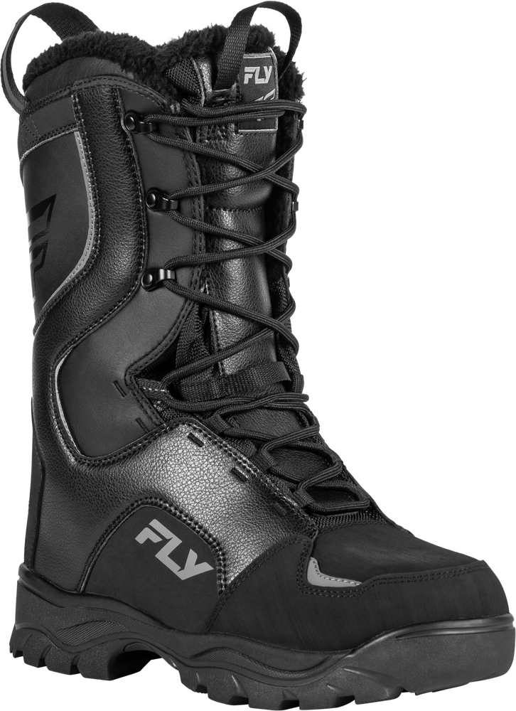Fly Racing Laced Marker Boots — Black