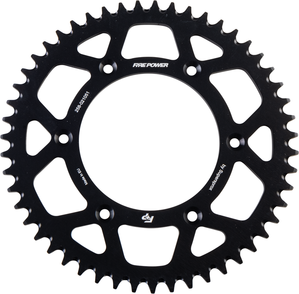 REAR SPROCKET ALUMINUM 51T BLK