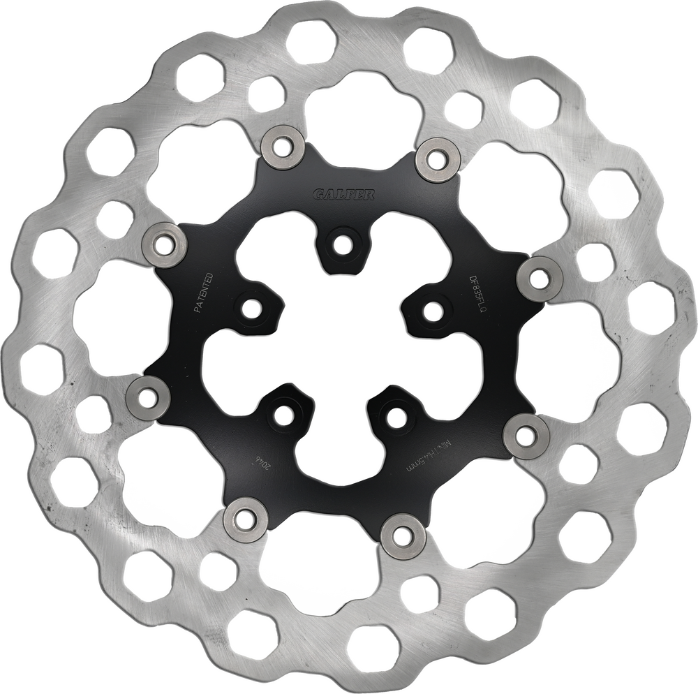 GBrakes ROTOR 11.8" FLOATING CUBIQ FR BLACK