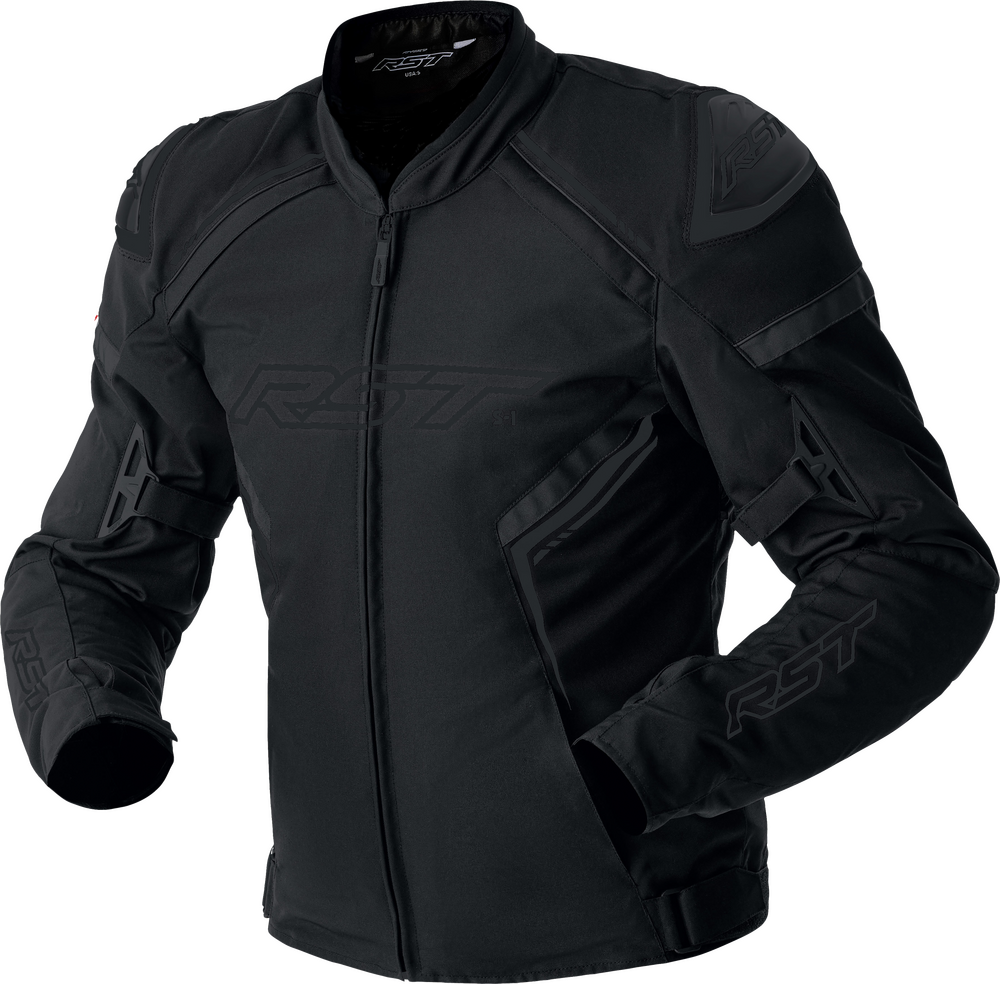 Rst S1 D3O TEXTILE JACKET BLACK 5X — Black