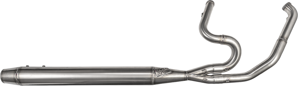 Sawicki 2in1 Tc Softail Full Length Cannon Brushed Ss