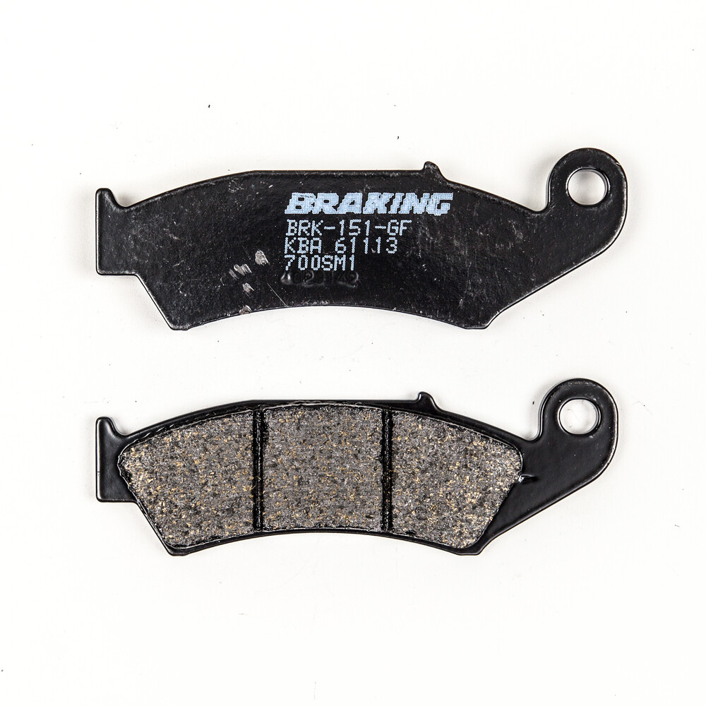 BRAKING BRAKE PAD SET SEMI-METALLIC