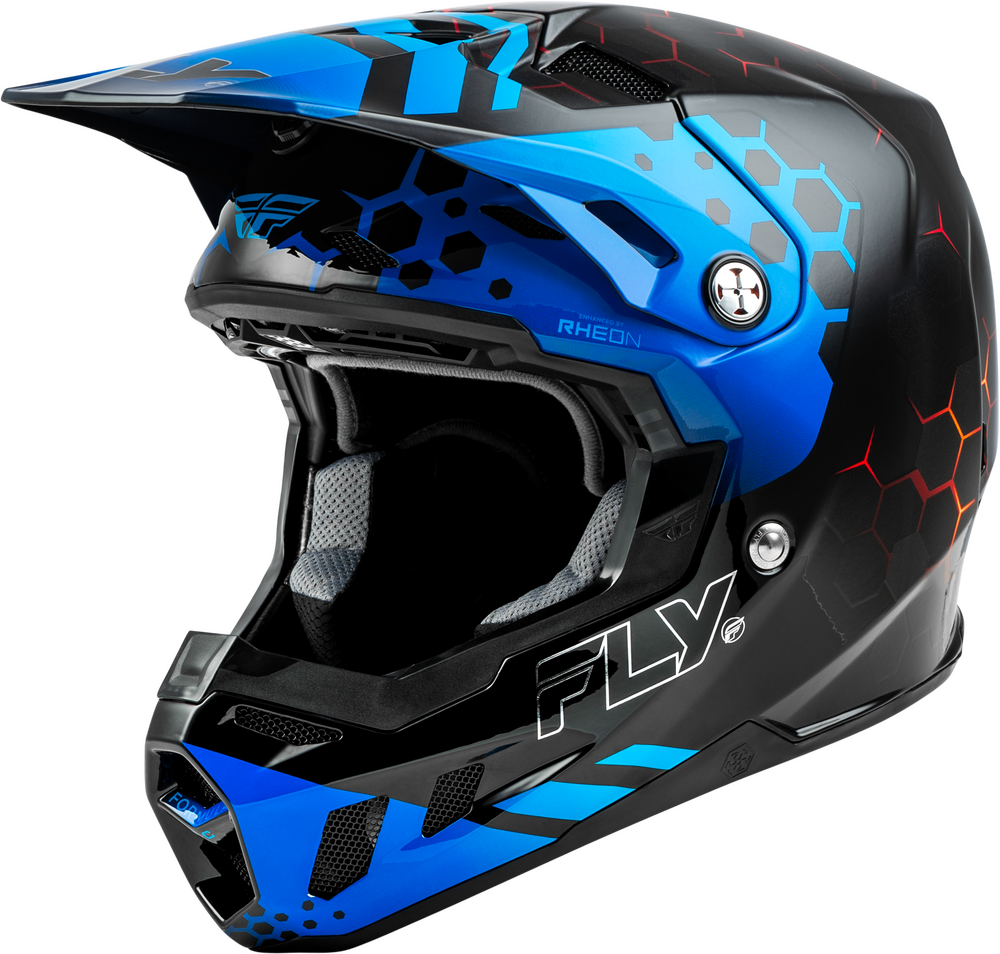 FLY RACING FORMULA CC TEKTONIC HELMET BLACK/BLUE/RED MD
