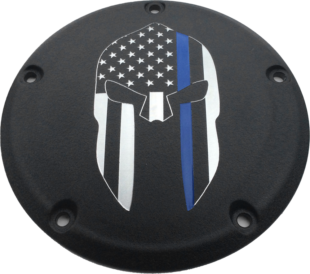 7   TC DERBY COVER SPARTA BLUE LINE BLACK