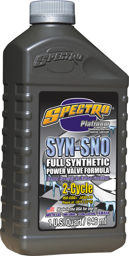 SPECTRO PLATINUM SNO SYNTHETIC 2T 1 QT POWERVALVE FORMULA