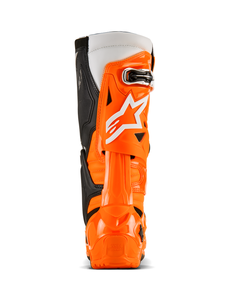 ALPINESTARS TECH 10 ENDURO BOOTS ORANGE FLUO/BLACK/WHITE 14
