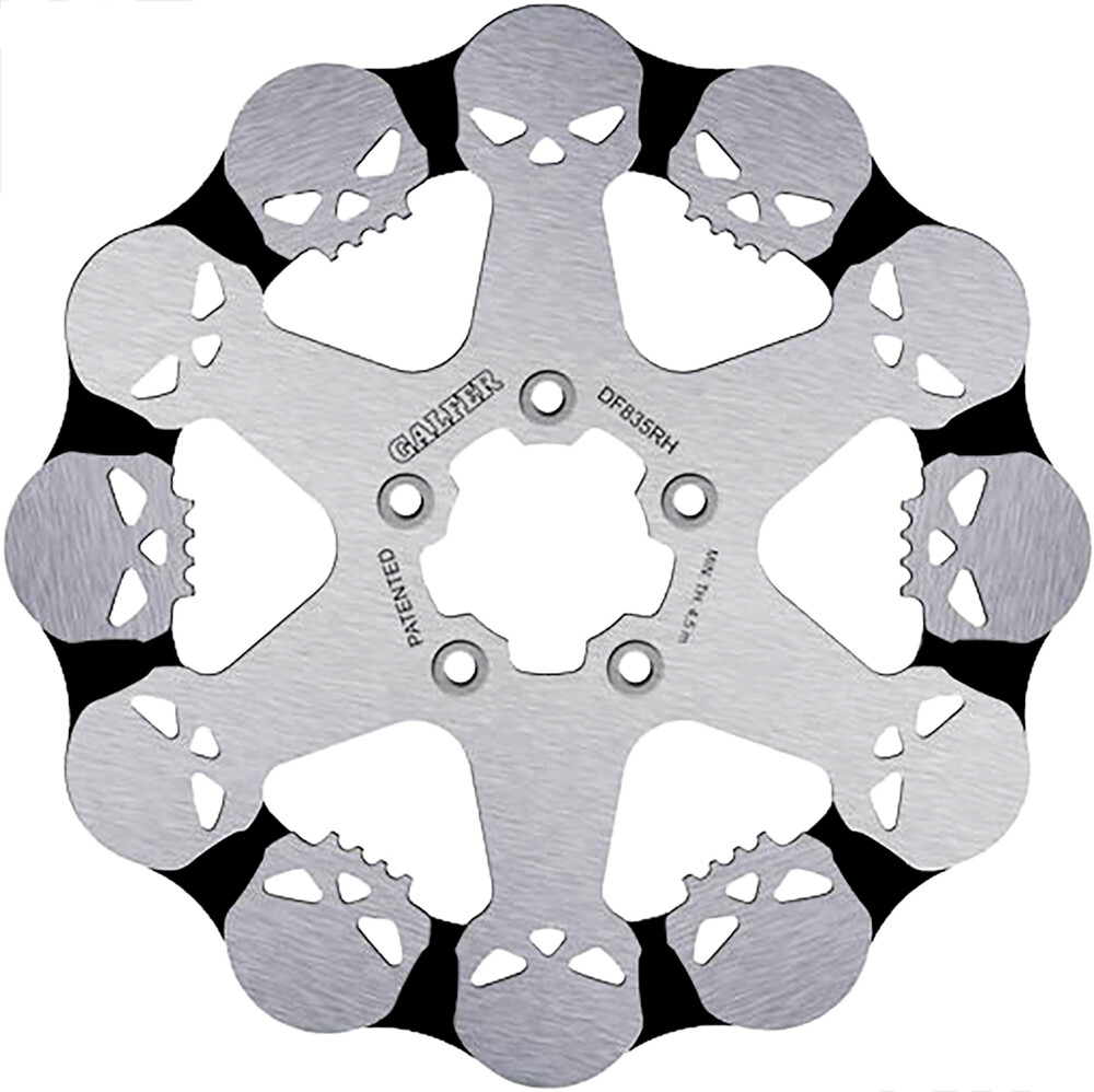 ROTOR 11.5" SOLID SKULL FR STAINLESS