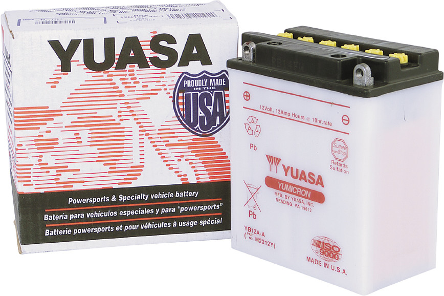 YUASA BATTERY YB12A-A CONVENTIONAL