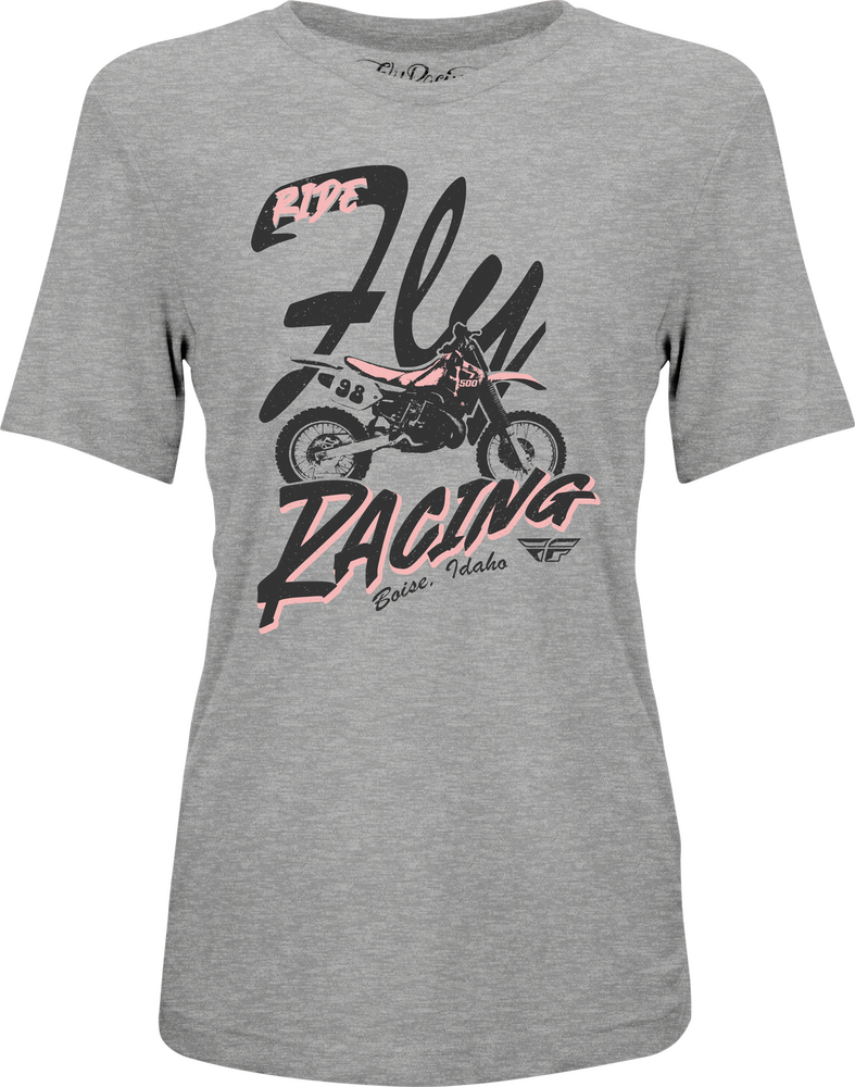 FLY RACING FLY WOMEN'S VINTAGE TEE GREY 2X