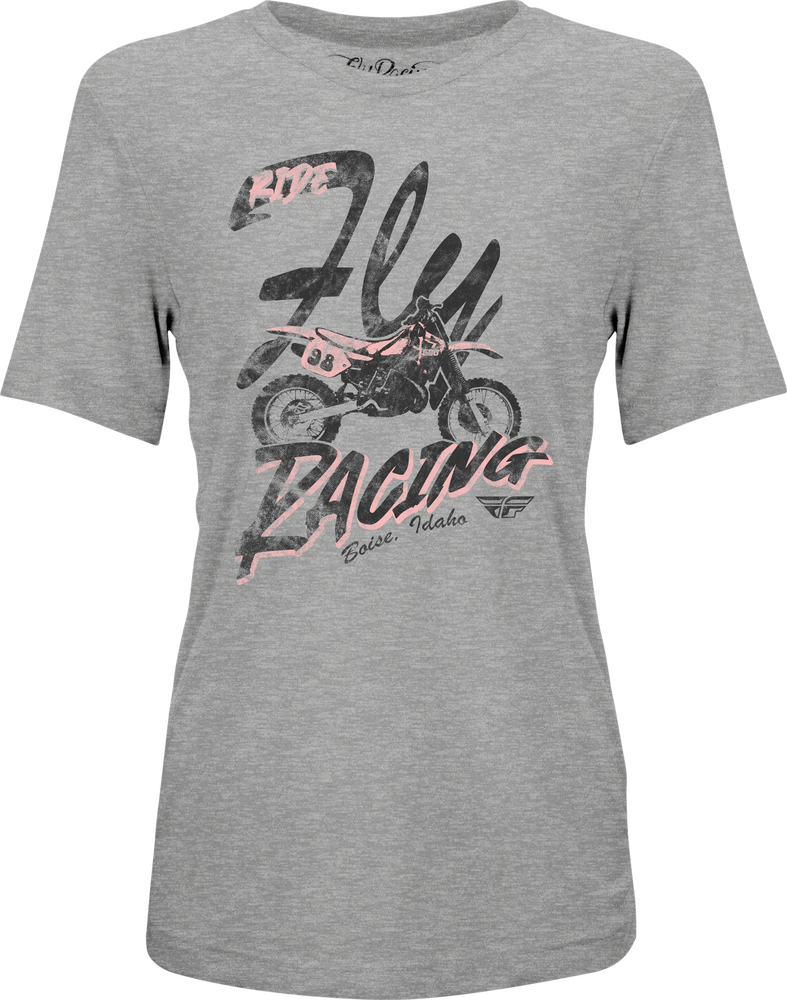 Fly Racing Women's Vintage Tee — Grey