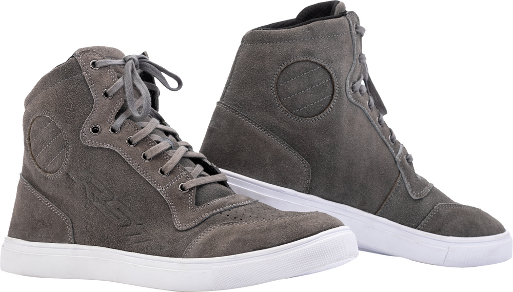 RST LADIES HITOP MOTO SNEAKER CE GREY SUEDE SZ 5