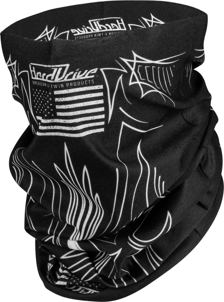 HARDDRIVE HARDDRIVE NECK GAITOR TRUE BLACK