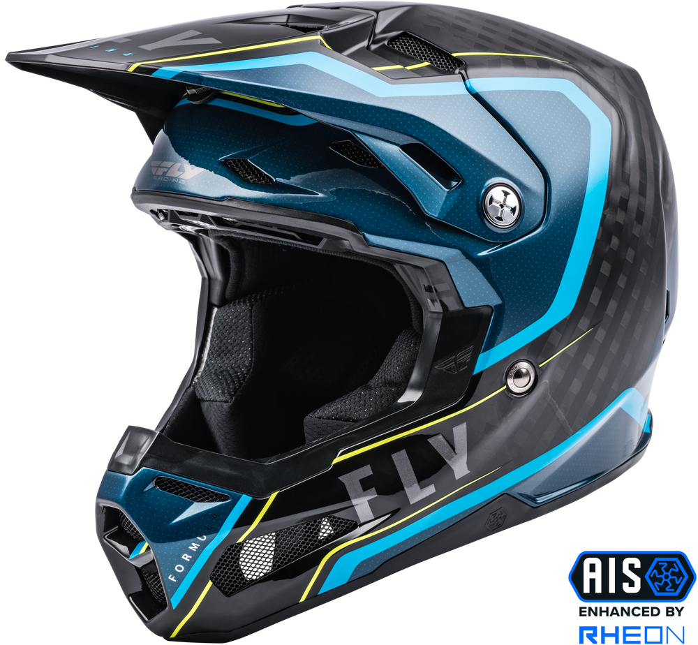 FORMULA CARBON AXON HELMET BLACK/BLUE  MD