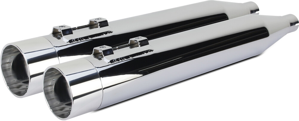 TBR COMP-S SLIP-ON TC FLH/FLT CHROME W/POLISHED ENDCAP