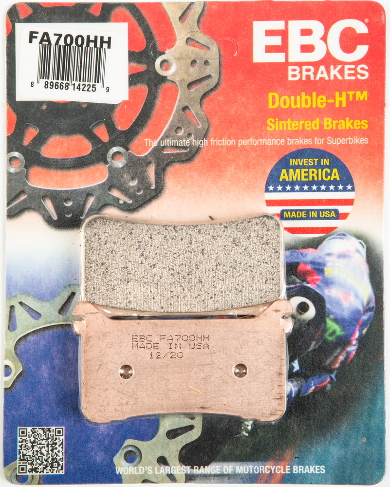 EBC BRAKE PADS FA700HH DOUBLE-H SINTERED