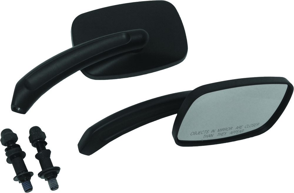 Harddrive Mirrors Black Rectangle Black